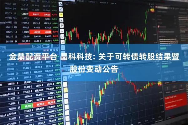 金鼎配资平台 晶科科技: 关于可转债转股结果暨股份变动公告